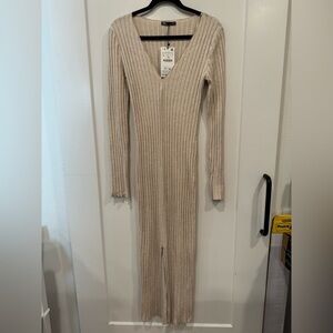 Zara Sweater Dress Size Large NWT